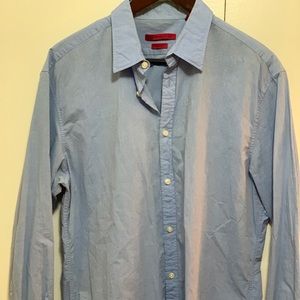 John Varvatos Blue Button Down